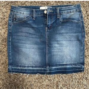 Cute Tight Jean Mini Skirt